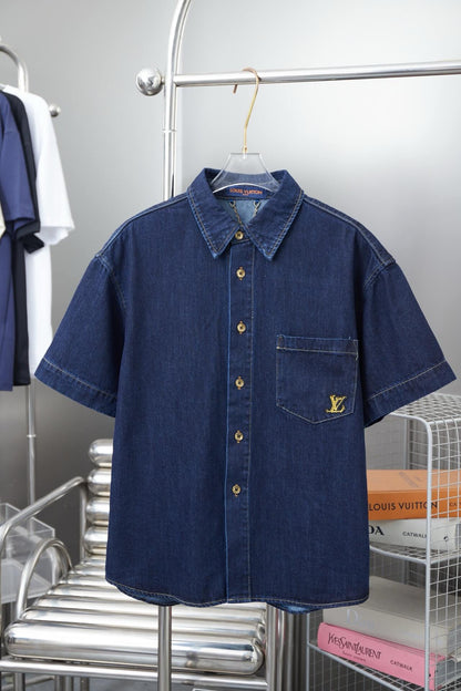 Signature Lettering Embroidered Shirt