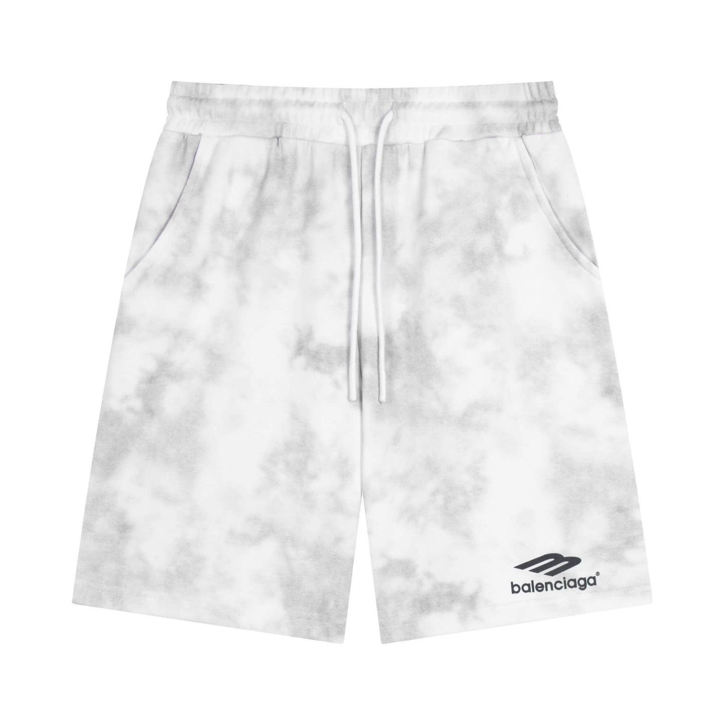 Rendered Embroidered Letter Shorts