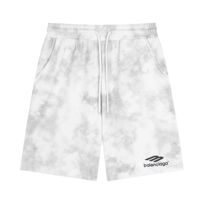 Rendered Embroidered Letter Shorts