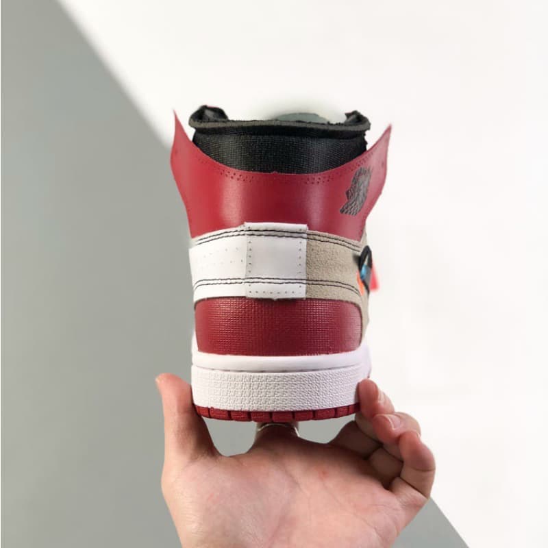 Classic red sneakers