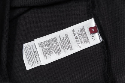 Two-Tone Stripes Polo T Shirt