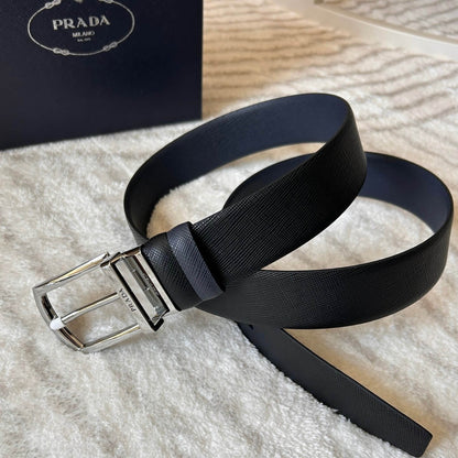 Minimalist Style Reversible Two-Tone Belt