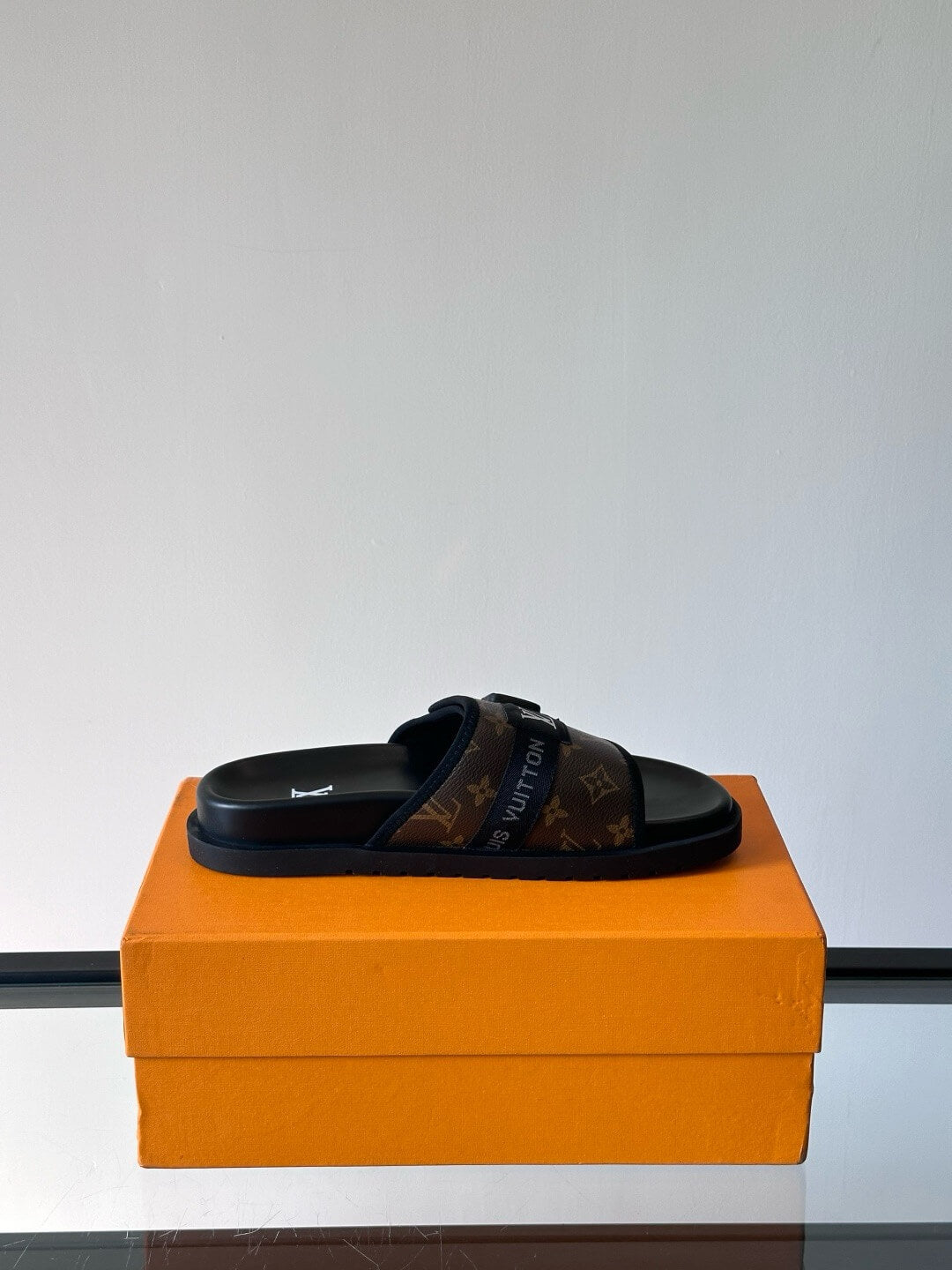 Button-Embellished Slippers