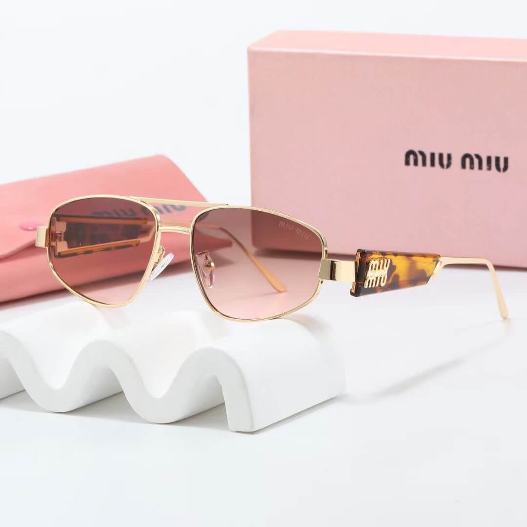 Retro Personalized Temple Aviator Sunglasses