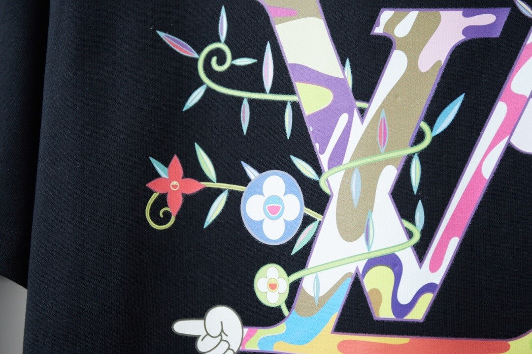 Cartoon Print T Shirt