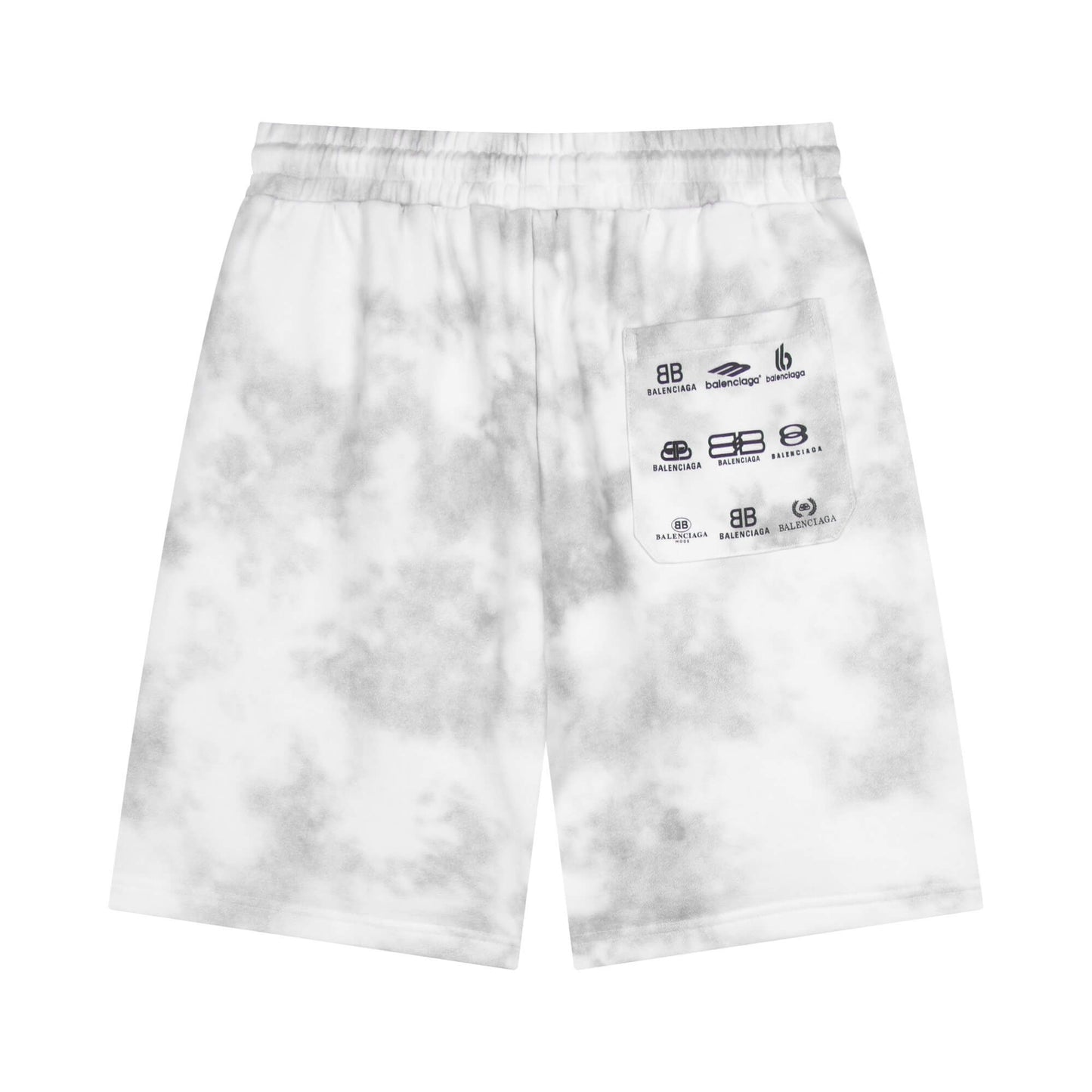 Rendered Embroidered Letter Shorts