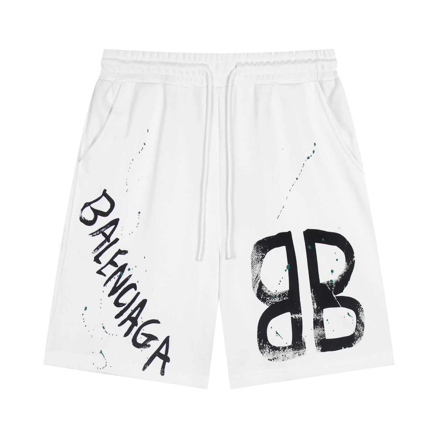 Splatter Print Shorts