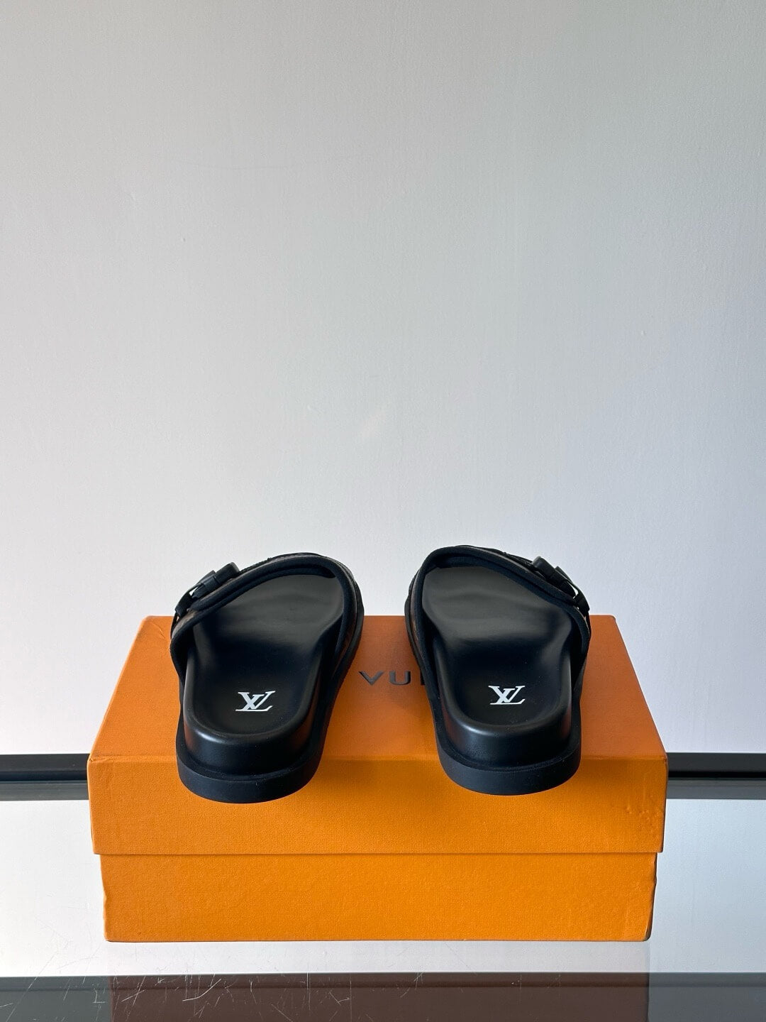Button-Embellished Slippers
