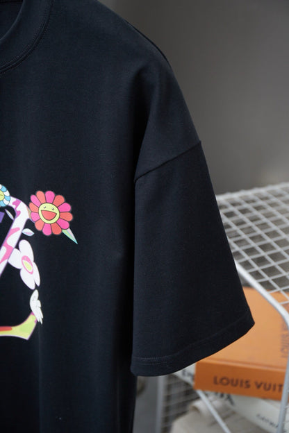 Cartoon Print T Shirt