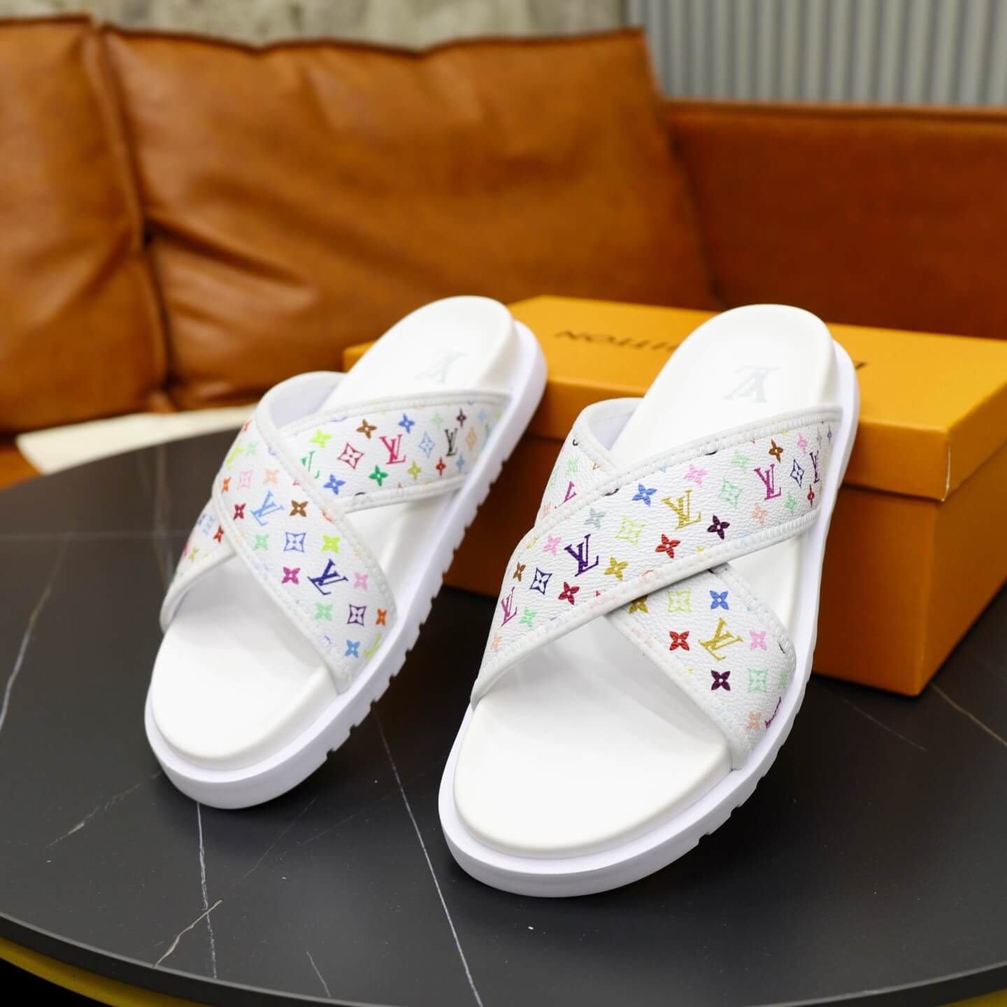 Colorful Jacquard Slippers