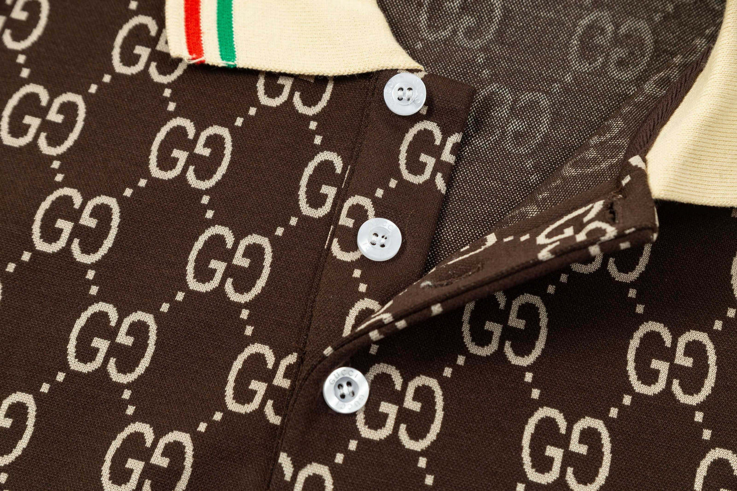 Double G Full Print Polo Shirt