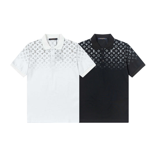 Gradient Full Print Polo Shirt