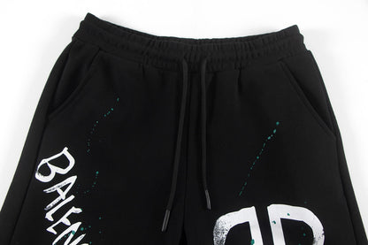 Splatter Print Shorts