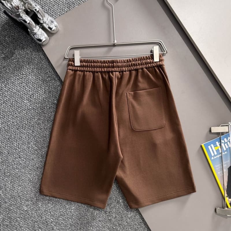 3D Shadow Knit Embroidered Shorts