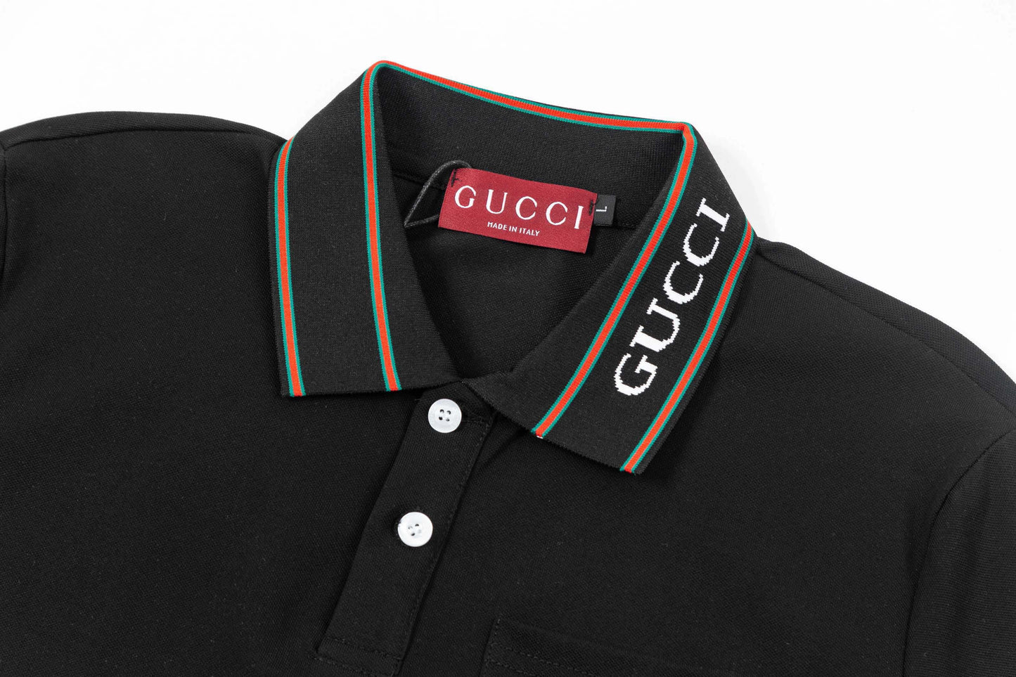 Neckline Letters Polo Shirt