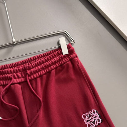 3D Shadow Knit Embroidered Shorts
