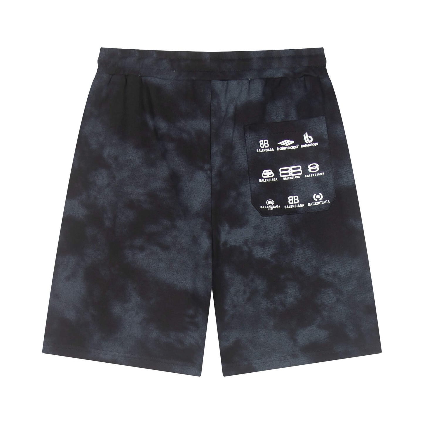 Rendered Embroidered Letter Shorts