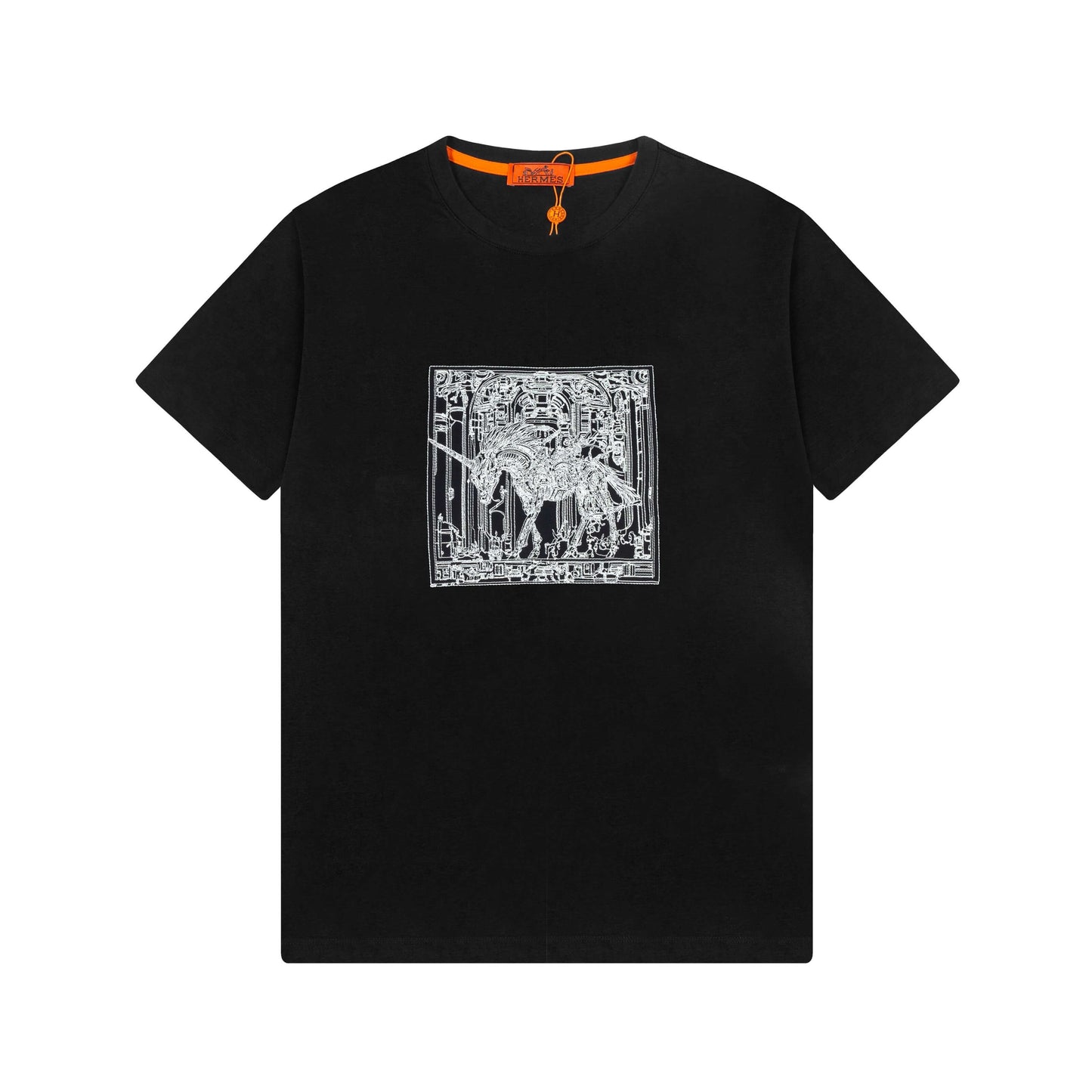 Exquisite Horse Embroidered T-Shirt