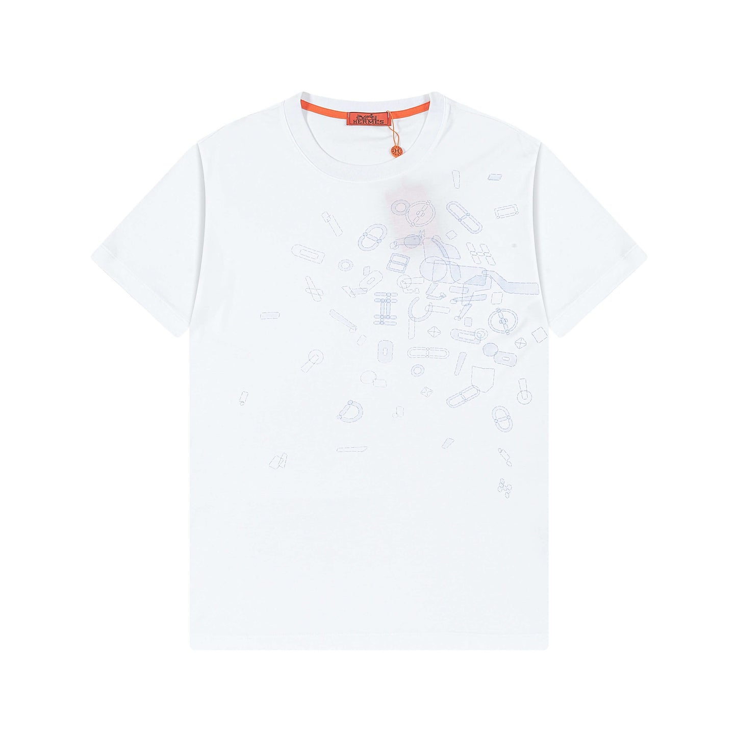 Blue Print T Shirt