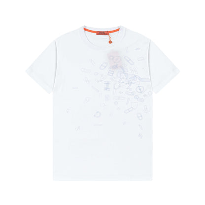Blue Print T Shirt