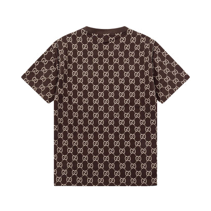 Multicolor Double G Full Print T Shirt