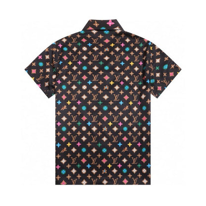 Colorful All-over Print T-shirt and Shorts Set