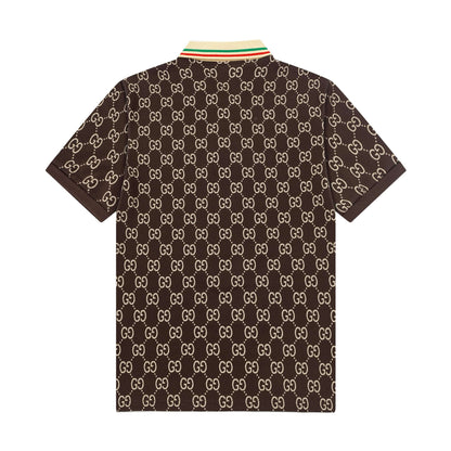 Double G Full Print Polo Shirt