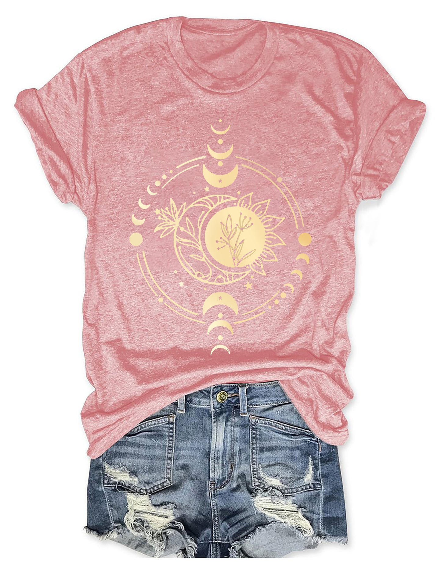 Shiny Mysterious Moon Phase T-shirt