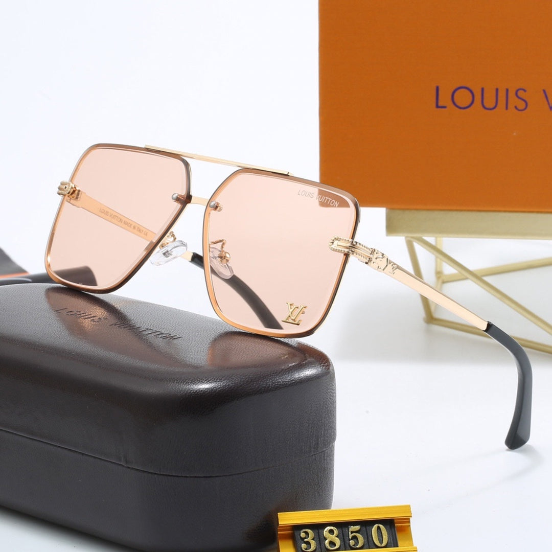 Luxurious Metal Frame Aviator Sunglasses