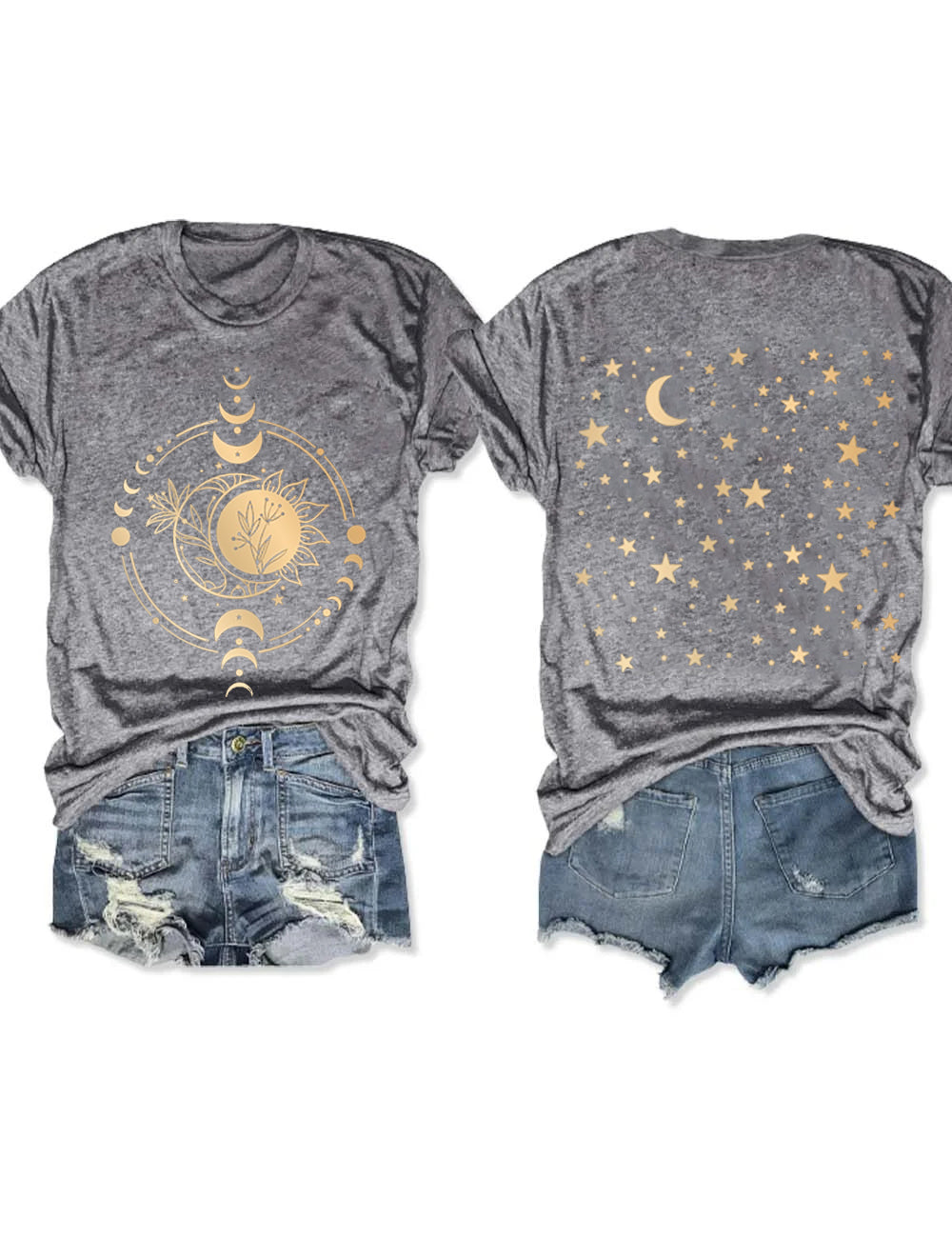Shiny Mysterious Moon Phase T-shirt