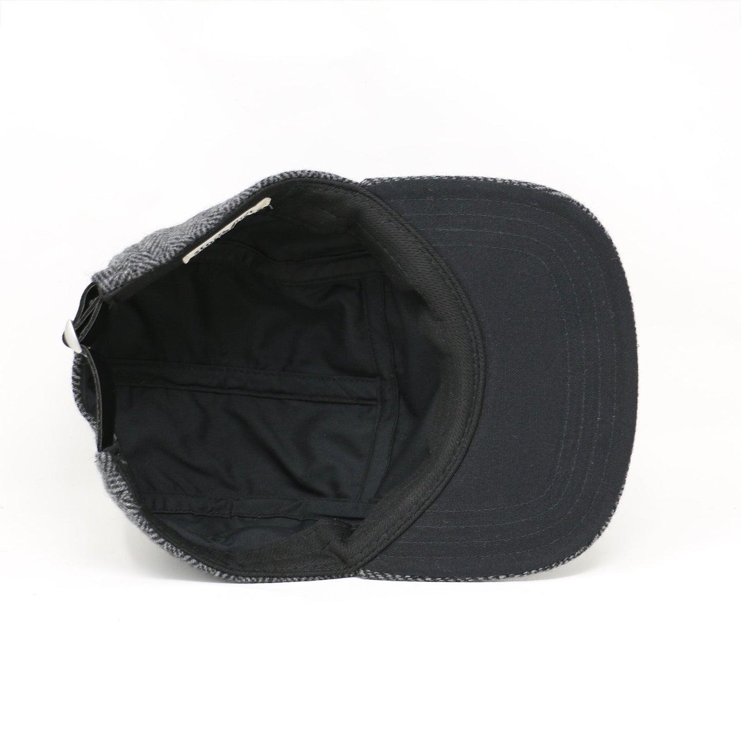 Black & Grey Wool 5-Panel