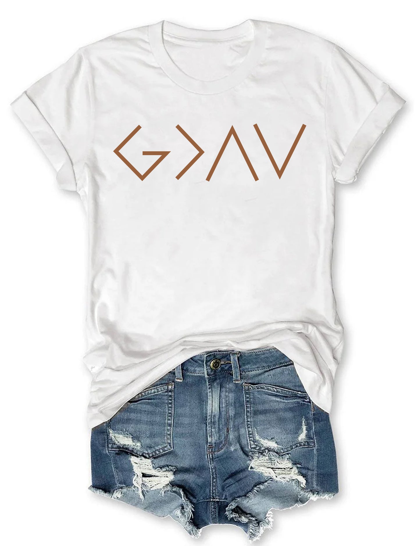 God is Greater Than the Highs and Lows T-shirt