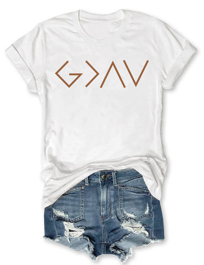 God is Greater Than the Highs and Lows T-shirt