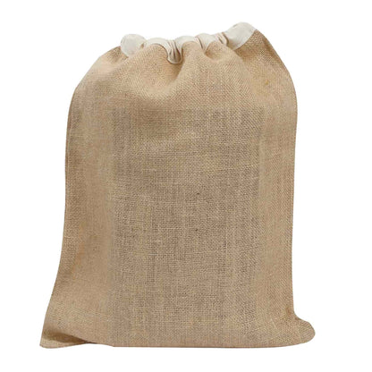 Jute Drawstring Bags / Natural Burlap Backpacks - BPK13