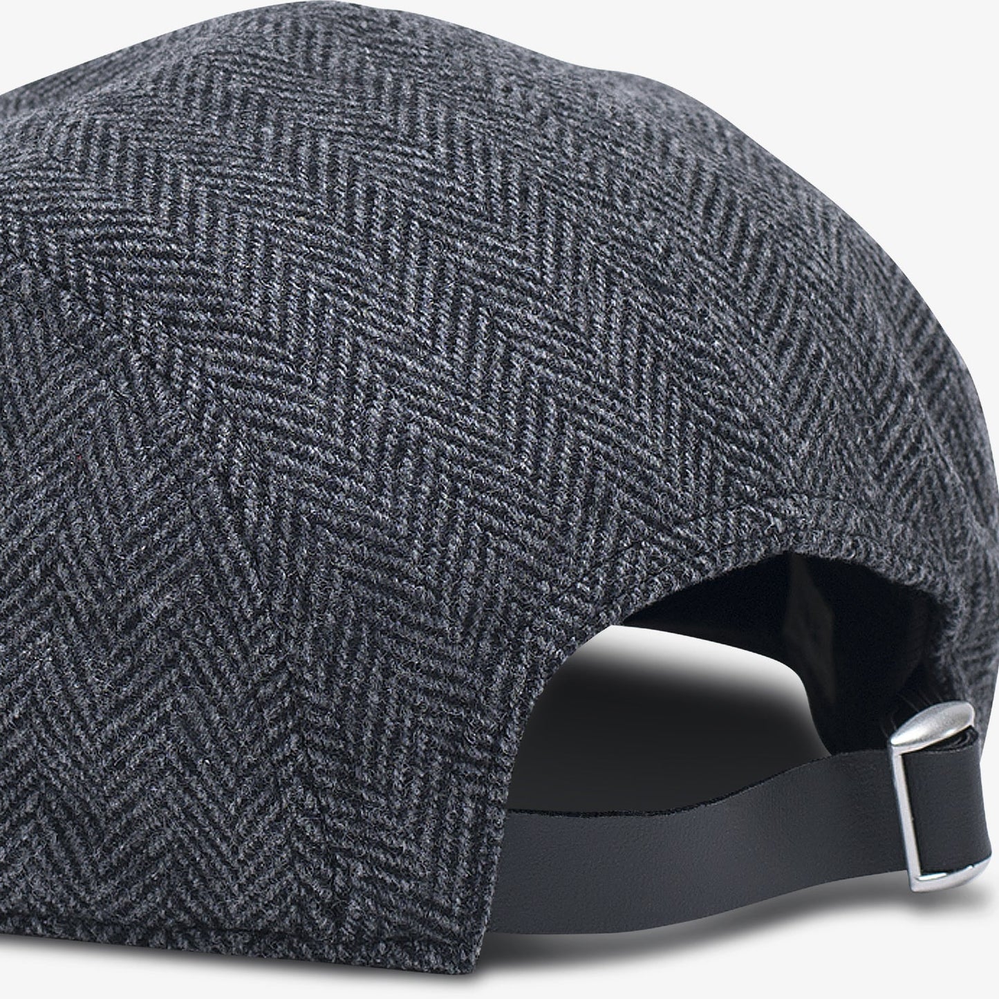 Black & Grey Wool 5-Panel