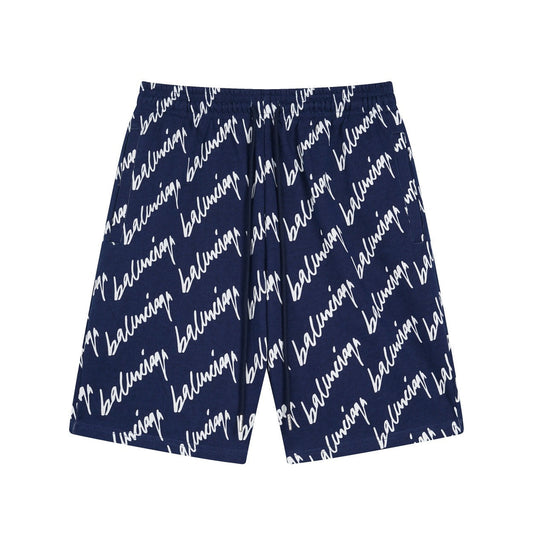 Inkjet Graffiti Print Shorts