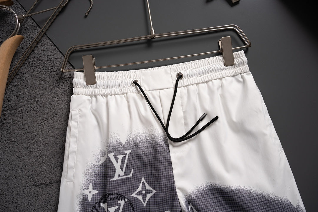 White Render Board Shorts