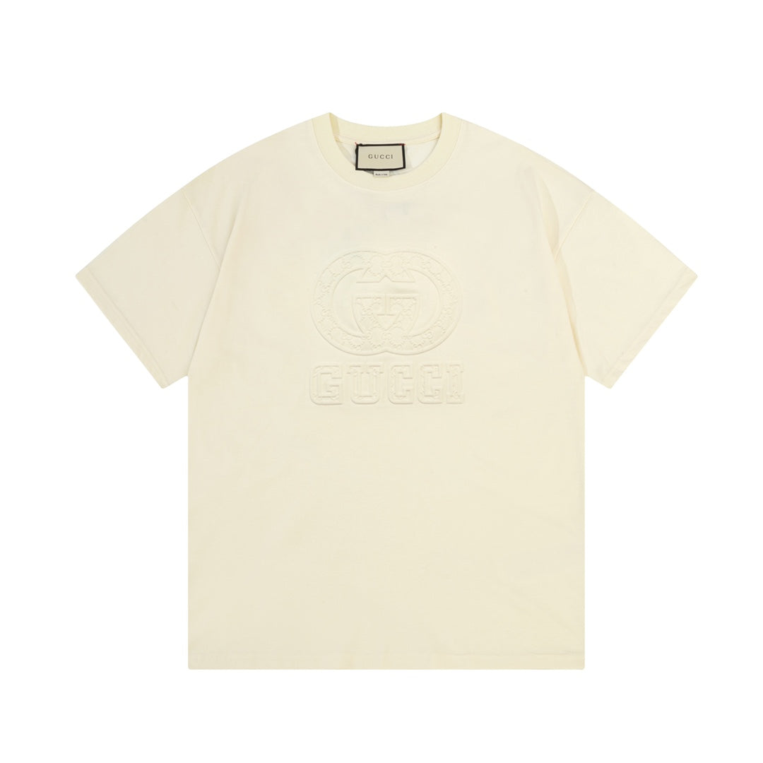 Double G Embossed T Shirt