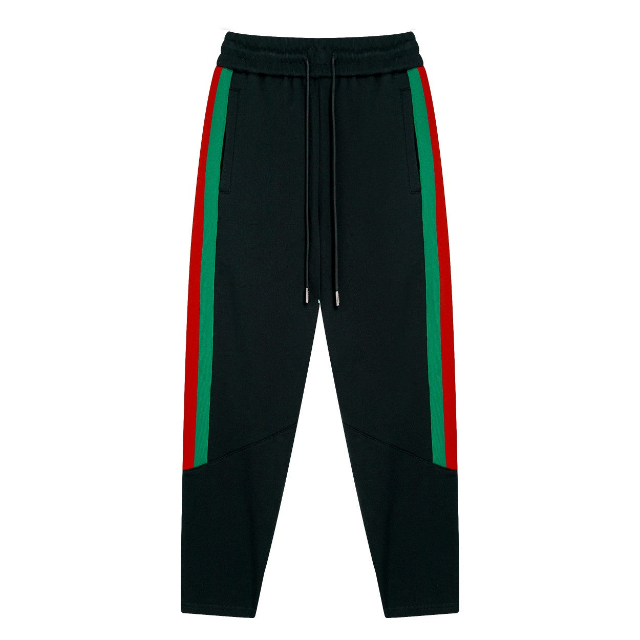 Green Red Striped Trousers