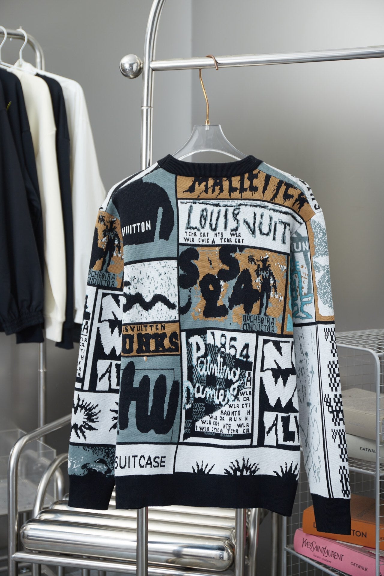 Comic Jacquard Sweater