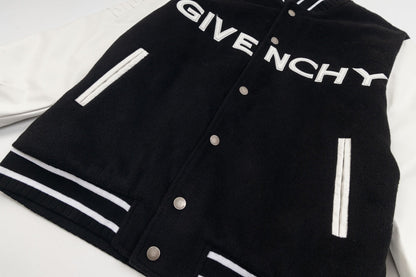 Letter Embroidery Baseball Jacket