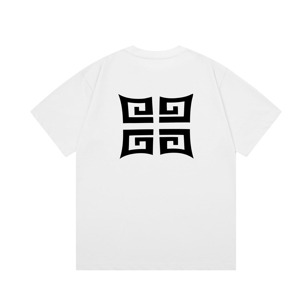 Hand Drawn Letter Print T Shirt