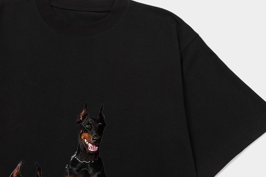 Doberman Print T Shirt