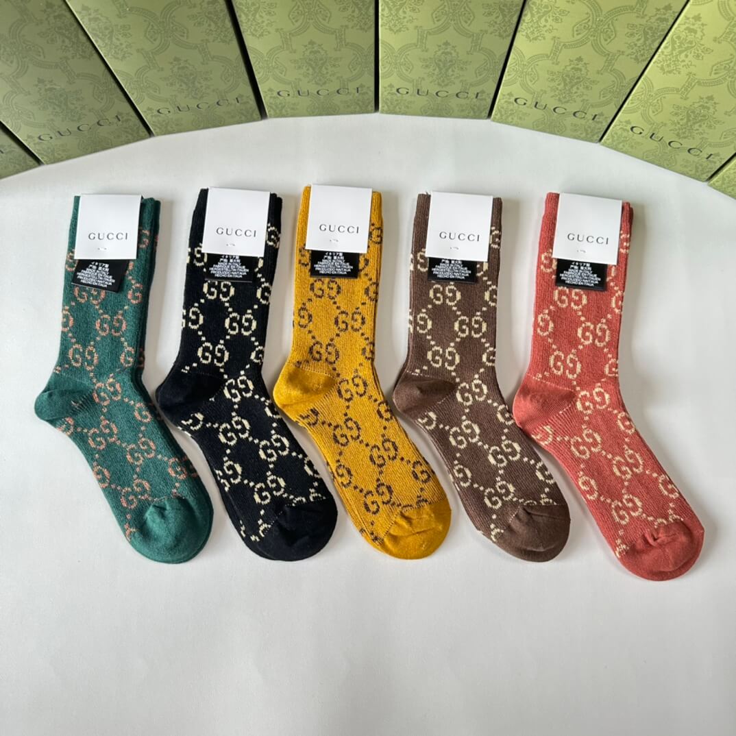 Full Print Mid-Length Socks