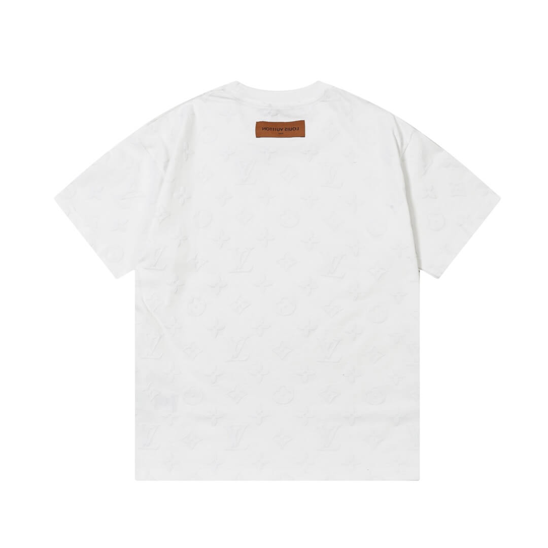 Monogram Letter All-Over Print T-shirt